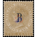 Straits Settlement B KRONE CC 2 Cents