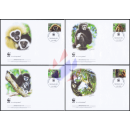 Worldwide Nature Conservation: Handed Gibbon WWF -FDC(II)-