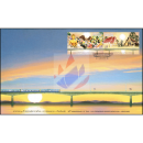 20th Anniversary of Thai - Lao Friendship Bridge (Nong Khai - Vientiane) -FDC(I)-