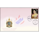 The Queen Mothers 90th Birthday -FDC(I)-IT-