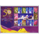 PERSONALIZED SHEET: 50 Years Thai Airways - Orchids