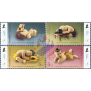 Asiatische Briefmarkenausstellung, Bangkok (I): Bemalte Holzfiguren