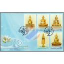 Buddhafiguren aus der Legende der schwimmenden Buddhas -FDC(I)-