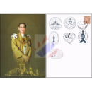 Einscherungszeremonie von Knig Bhumibol (I) -MAXIMUM KARTE 413I-MC(I)-