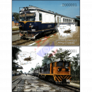 Railway in Cambodia (372A-373B) (MNH)