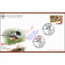 Endemische Vogelarten: Burmesische Buschmeise -FDC(I)-