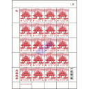 Definitive: PAVILION 2B 4th PRINT (TBSP) SHEET (I) RNG (MNH)