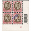 Freimarke: RAMA IX - 9.Serie 30B (GBP) -4er ECKRAND UNTEN RECHTS (RNG)- (**)