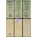 Provisional Issue: Postal Fiscals Portrait of the King