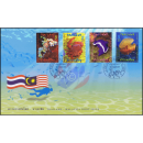 Thailand - Malaysia Joint Issue - Marine Species -FDC(I)-