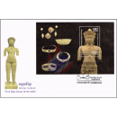 Khmer Culture: Khmer Angkor Era Jewelry Gold Set (347A)...