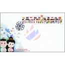 Kindertag: Trachten der Mitglieder der ASEAN -FDC(I)-