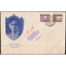 The Coronation of H.M. King Bhumibol -FDC(I)-T- COLOR...