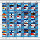 SONDERBOGEN: ASEAN Briefkästen und Nationalflaggen (**)
