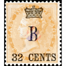 Straits Settlement B Elefanten Kopf 32C auf 2A