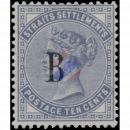 Straits Settlement B (KRONE CA) 10 Cent
