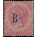 Straits Settlement B (CROWN CA) 4 Cent