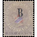 Straits Settlement B (CROWN CA) 6 Cent