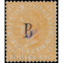 Straits Settlement B (CROWN CA) 8 Cent