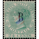 Straits Settlement B (KRONE CC) 24 Cent