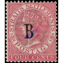 Straits Settlement B (KRONE CC) 4 Cent