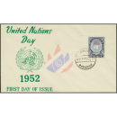United Nations Day 1952 -FDC(I)-