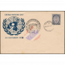 United Nations Day 1954 -FDC(I)-