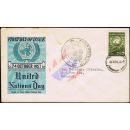 Tag der Vereinten Nationen 1957 -FDC(I)-