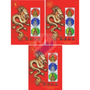 Tai-Sui-Generäle des chinesischen Volksglaubens BANGKOK 2013 (300I-300III)