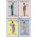 Thailndische Frauentrachten