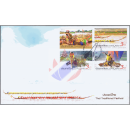 Thai Traditional Festival: Long Boat Races -FDC(I)-