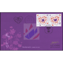 Valentines Day 2014 -WITH FLOWER SCENT FDC(I)-ISTU-