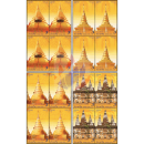 Vesak-Day 2019: Stupas (II) -BLOCK OF 4- (MNH)