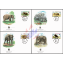 Worldwide Conservation: Malaya Elephant -FDC(II)-