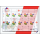 FOUR NATIONS Stamp Exhibition, Bangkok ROOSTER -FOLDER(I)- (**)