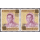 Freimarke: Knig Bhumibol RAMA IX 5.Serie 100B auf 40B