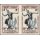 Definitives: National Motifs -IMPERFORATED PAIR- (MNH)