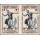 Definitives: National Motifs -IMPERFORATED PAIR- (MNH)