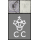 Straits Settlement B (CROWN CC) 6 Cent -CANCELLED G(I)-