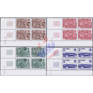 1st (and only) Asian GANEFO games, Phnom Penh -BLOCK OF 4 WITH PRINT DATE- (MNH)