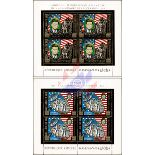 10th Death Anniversary of J.F.Kennedy (1973): Apollo Space Program -KB(I)- (MNH)