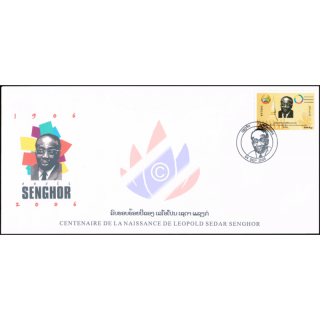 100th birthday of Lopold Sdar Senghor -FDC(I)-