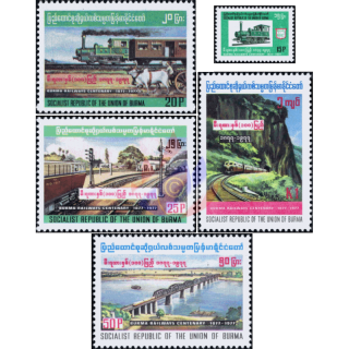 100 Years of the Railway in Burma (MNH)