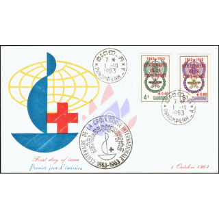 100 Years international Red Cross -FDC(I)-