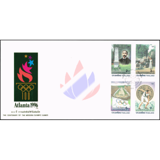Centenary of the Modern Olympic Games -FDC(I)-