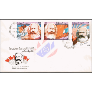 100th anniversary of Karl Marxs death -FDC(I)-