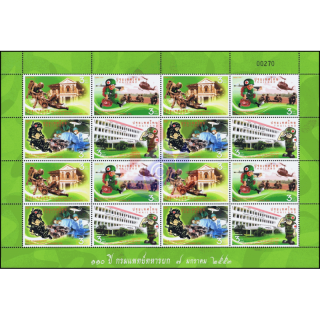 110 Years of Army Medical Department, RTA. -COMBINED PRINT SHEET(I)- (MNH)