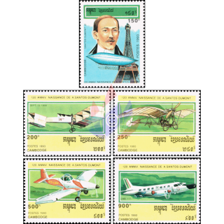 120th birthday of Alberto Santos-Dumont (MNH)