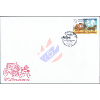 125 Jahre Weltpostverein (UPU) -FDC(I)-