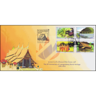 20 Jahre Luang Prabang auf der Welterbeliste der UNESCO -FDC(I)-